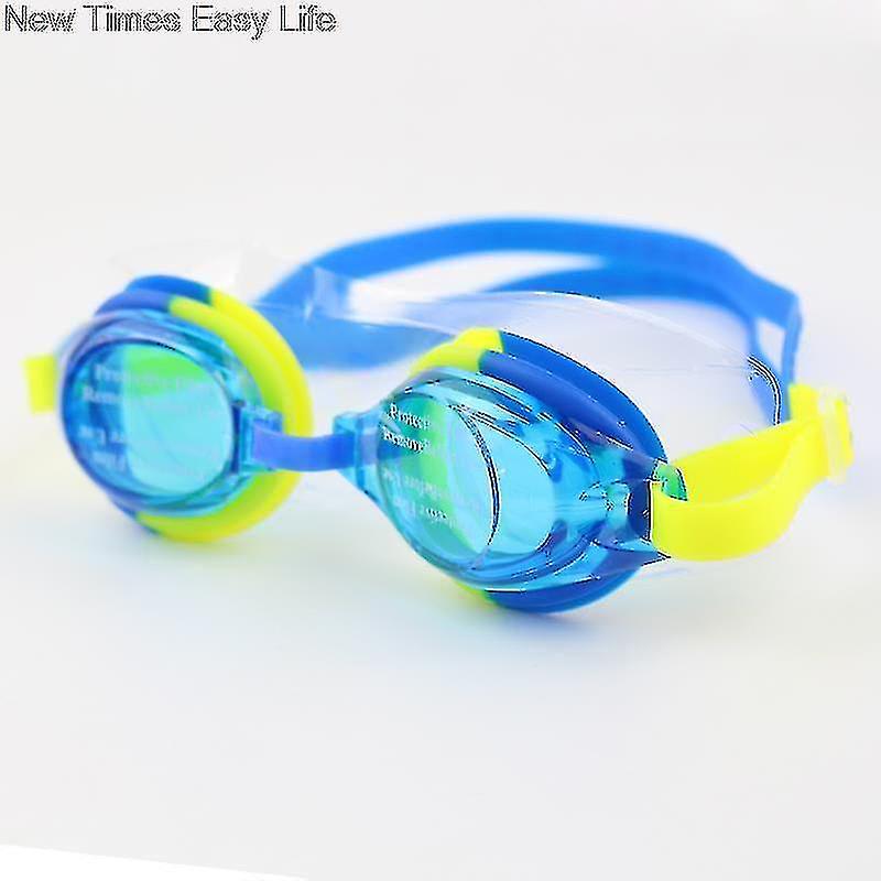 Colorful Adjustable Children Kids Waterproof Silicone Anti Fog Uv Shield Swimming Glasses Goggles Ey