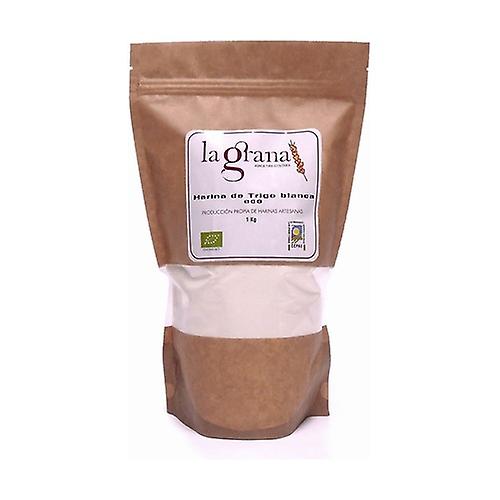 Organic white wheat flour 1 kg of powder (Wheat)