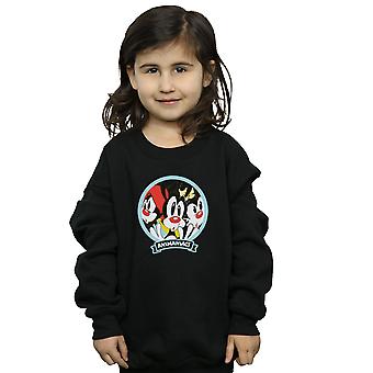 Animaniacs Girls Fisheye Group Sweatshirt