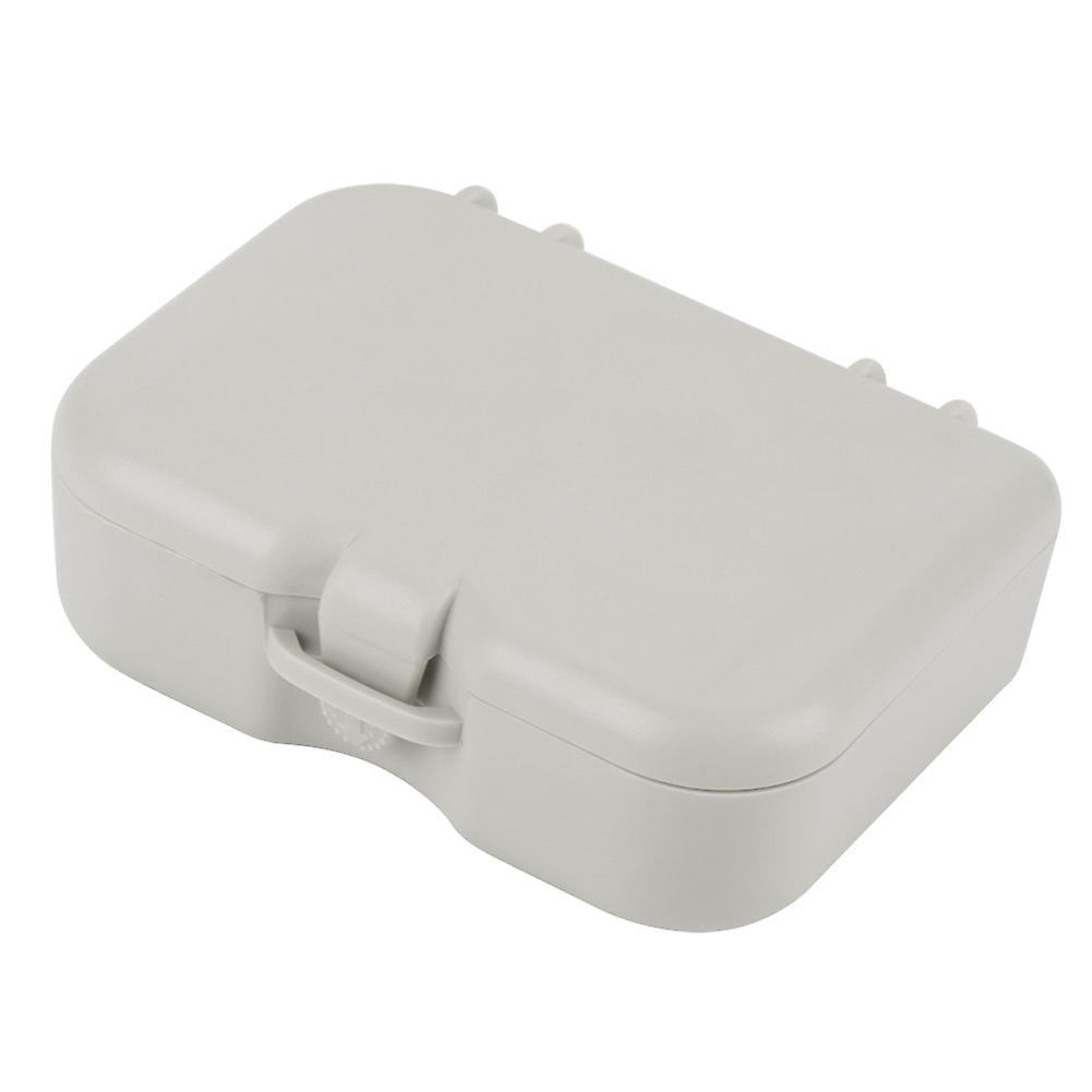 1pc Storage Box Case for Denture False Teeth with Mirror and Clean Brush