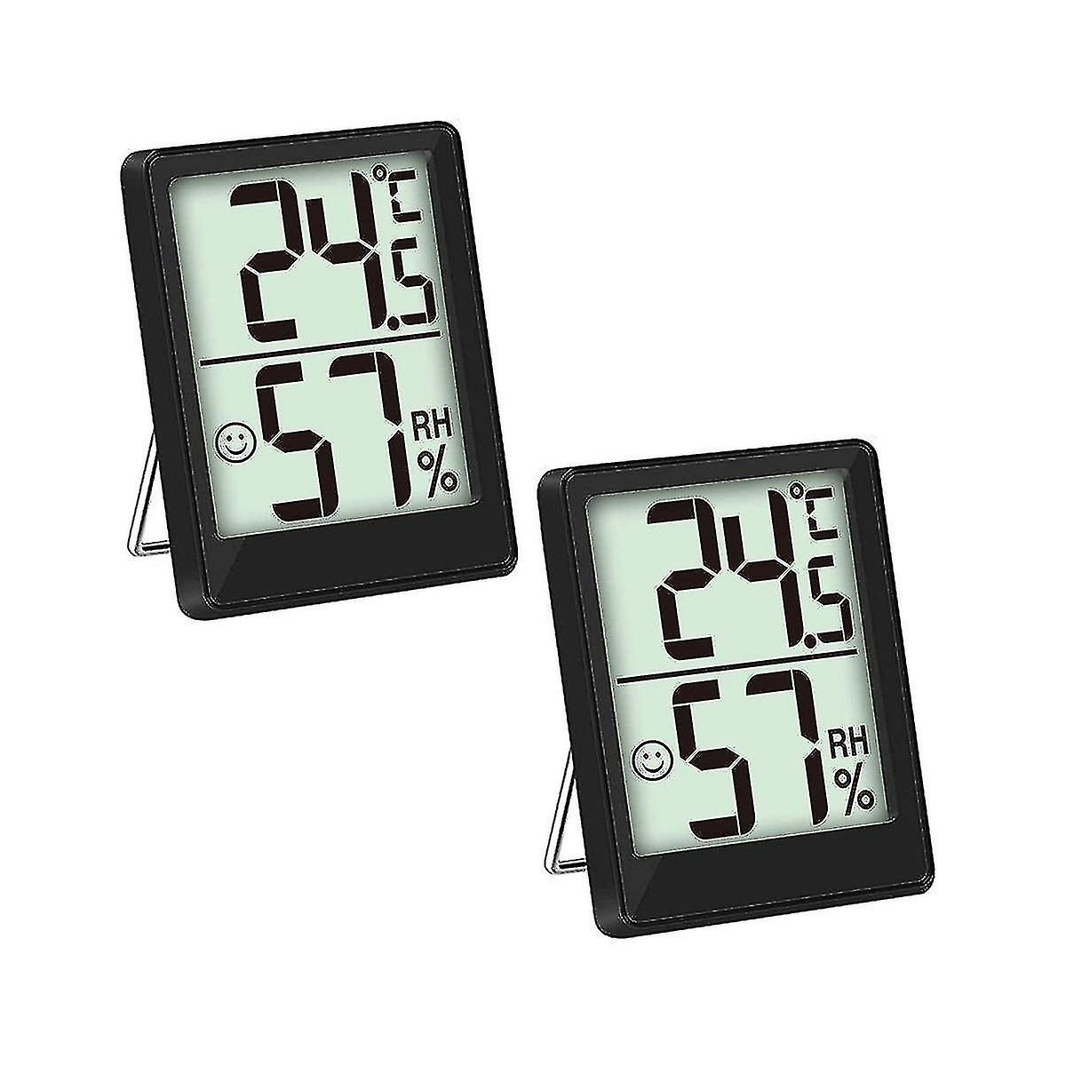 Mini Lcd Digital Accurate Hygrometer Thermometers Wine Cellars Data Storage Suitable For Baby Room