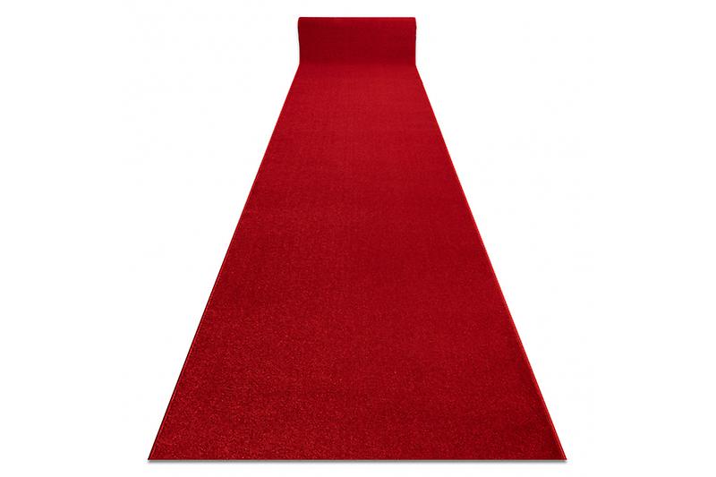 Runner KARMEL Plain carmine / red 120 cm