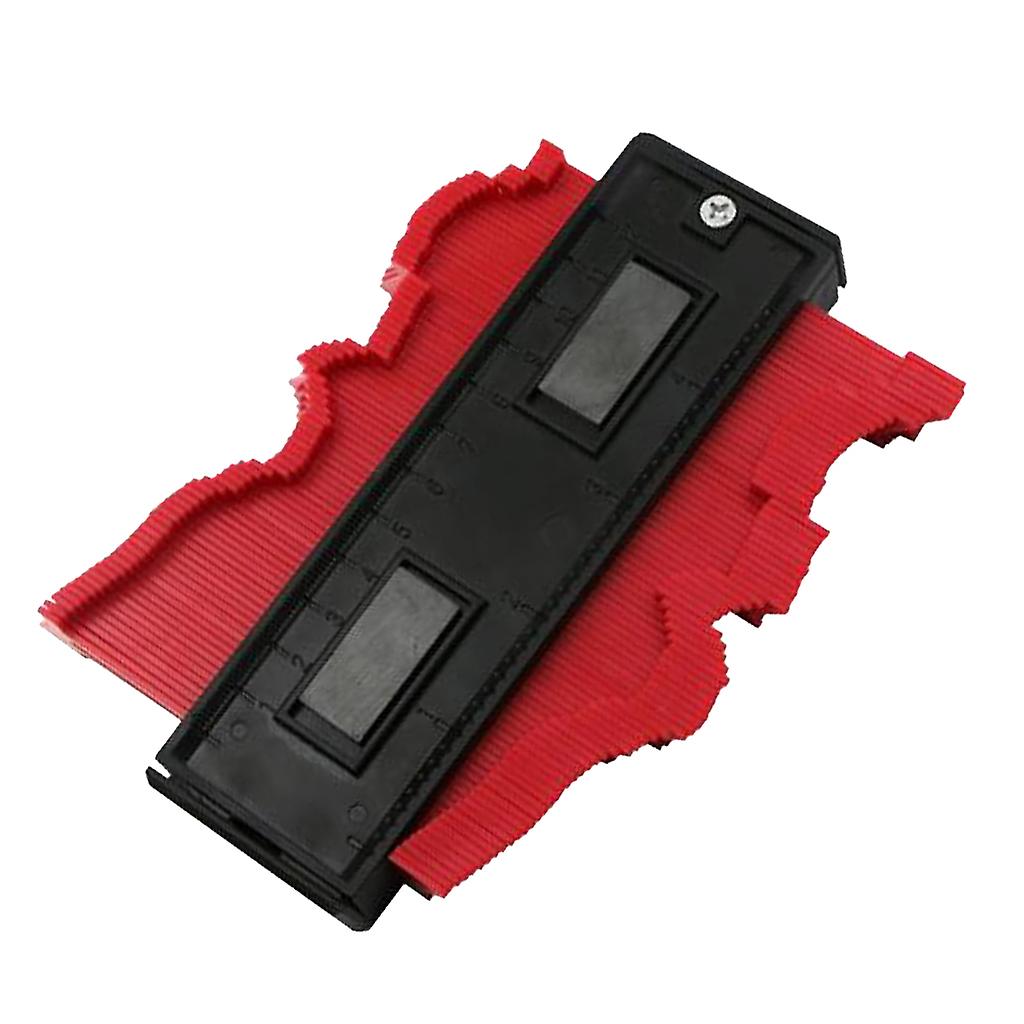 120mm Irregular Profile Measuring Gauge Contour Duplication Gauge - Red