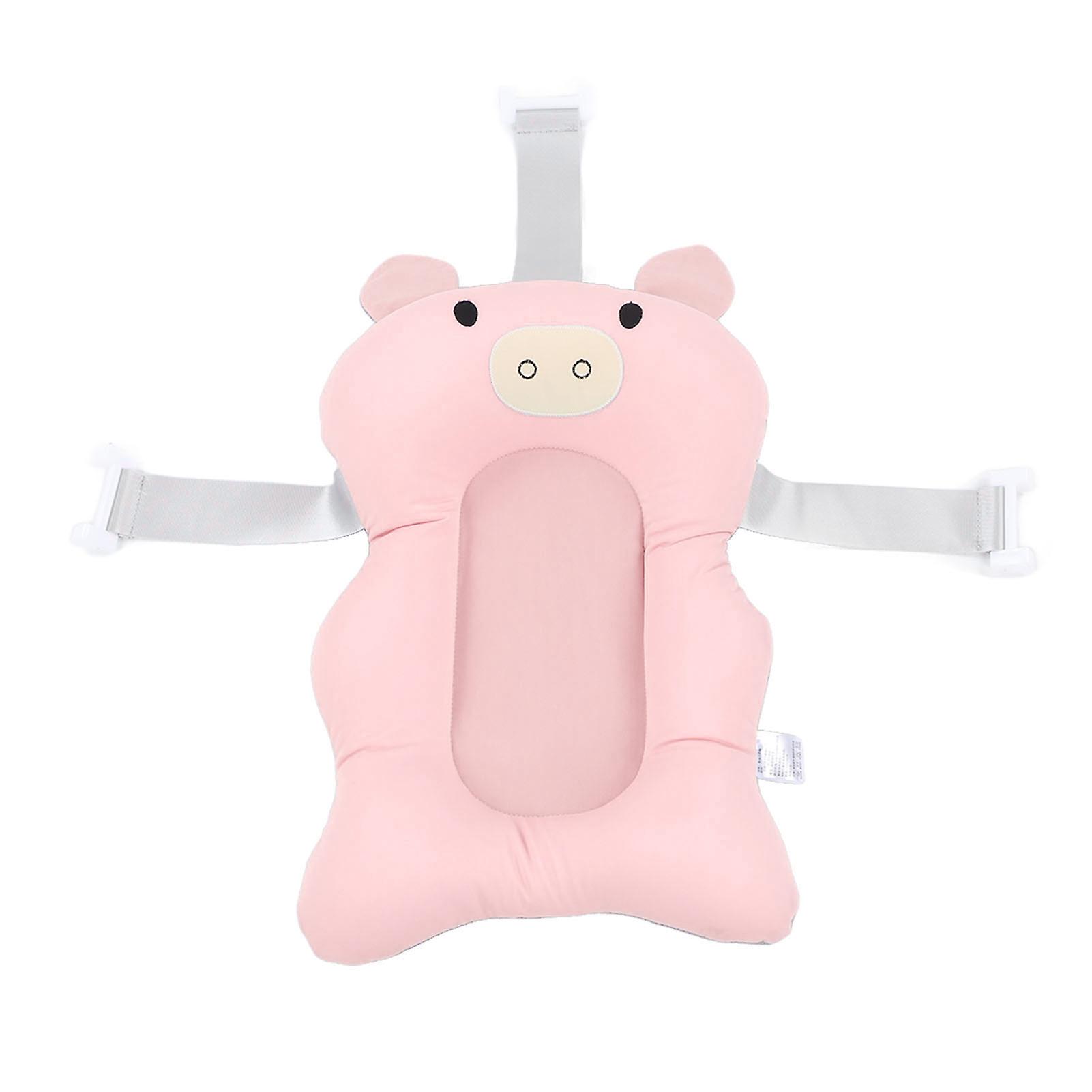 Baby Floating Bath Pillow, Adjustable, Safe and Soft, for Baby Shower, Pink