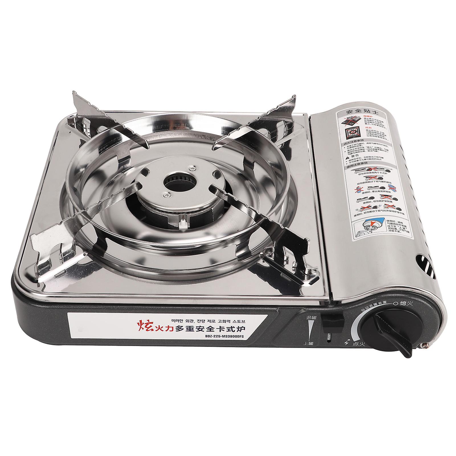 Nimomo موقد التخييم المحمول موفر للطاقة سبائك الألومنيوم البوتان موقد التخييم للتخييم في الهواء الطلق نزهات المشي لمسافات طويلة صيد الأسماك شواء