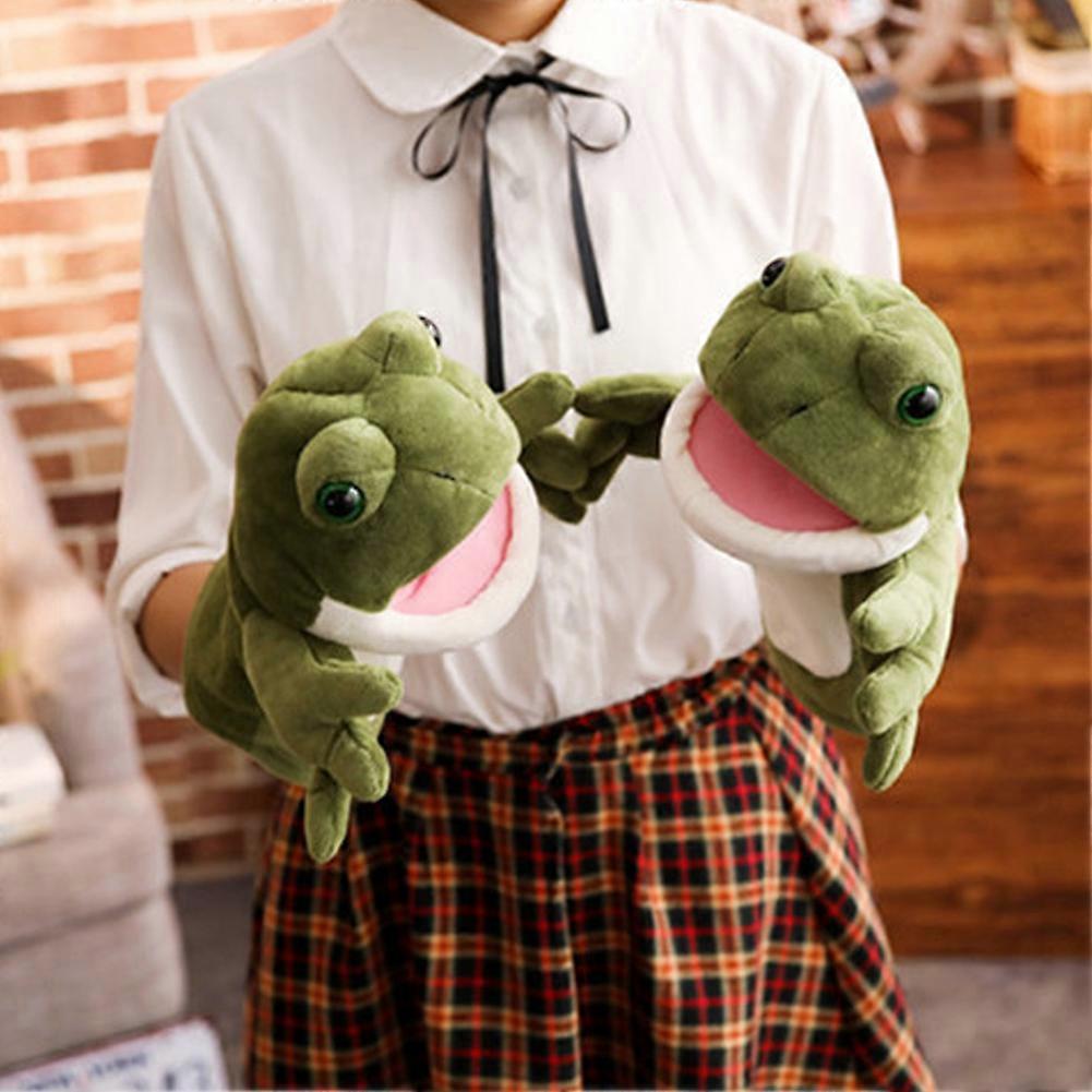 Cute Frog Hand Puppet Plush Toy 30cm/11.8inch Interactive Doll
