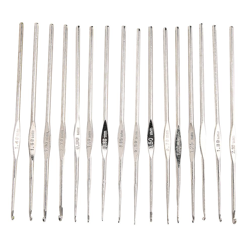 16Pcs Lace Crochet Hooks Knitting Needles Sewing Tools Weaving Crafts Set