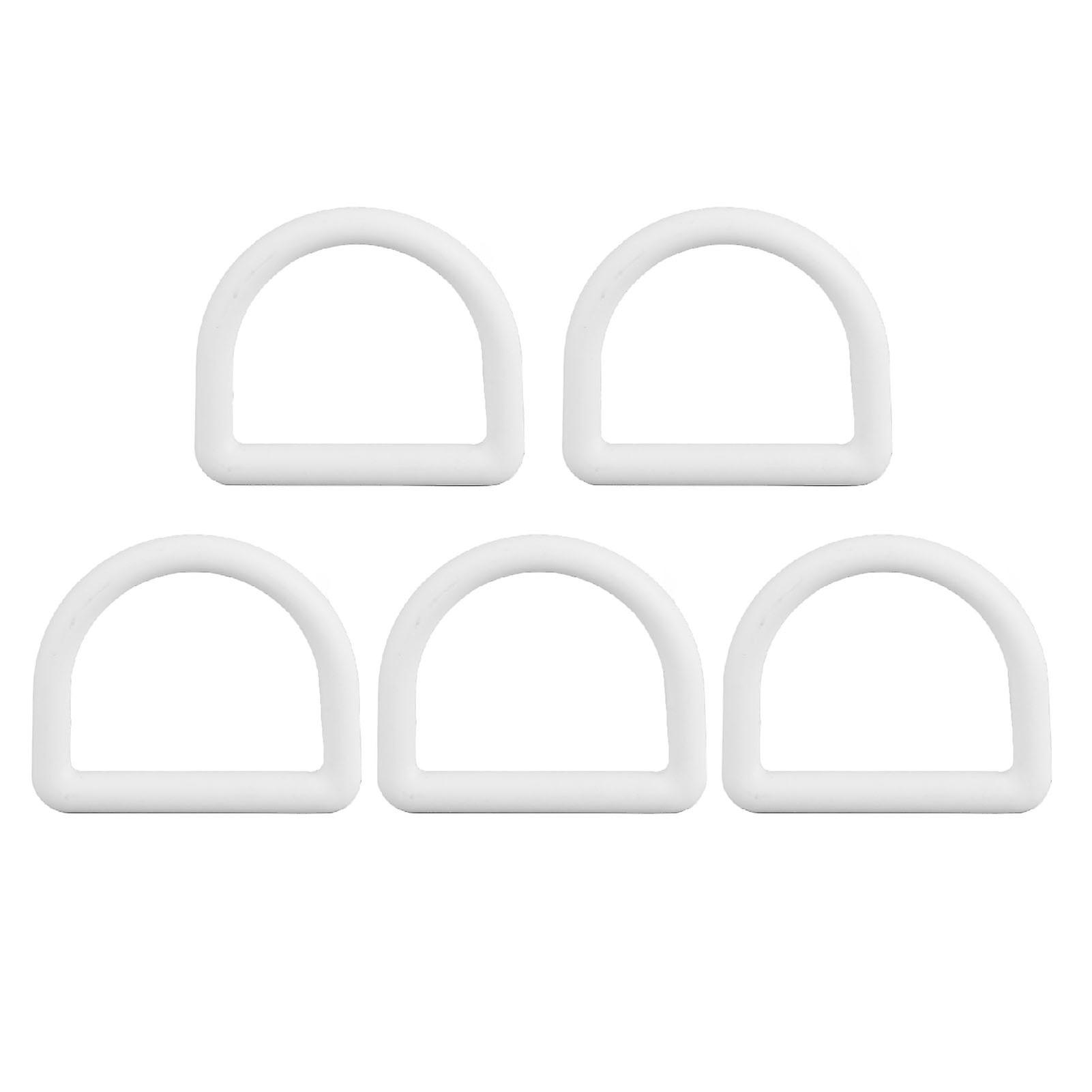 5 개 D 링 타이 다운 앵커 플라스틱 버클 스트랩 휴대용 헤비 듀티 타이 다운 훅 서핑 등산 다이빙 그레이