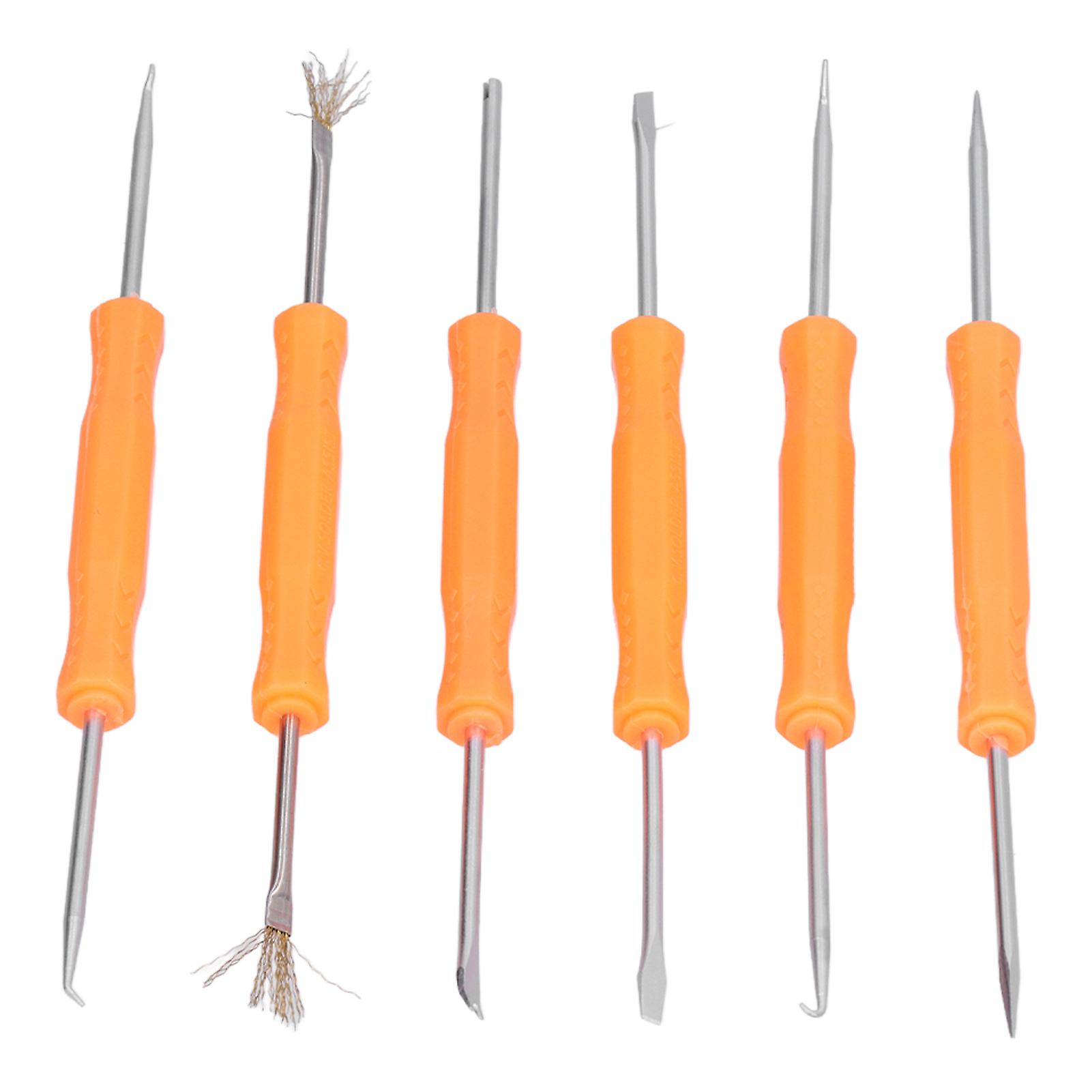 MechKit Solder Tool 6Pcs Soldering Aid Double Sided Electronic Solder Assist Tool Set for Repair Maintenance, Precision Soldering Tools for