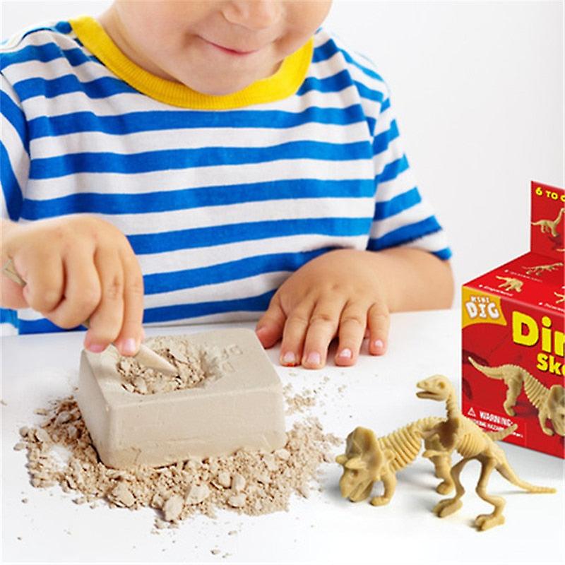 教育恐竜化石発掘玩具考古学掘削玩具DIY組み立てモデル玩具キッズギフト