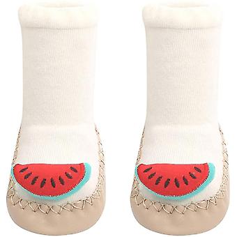 Baby Girl Moccasin Shoe For Toddler Boys Socks Shoes Non-skid Cotton Sock
