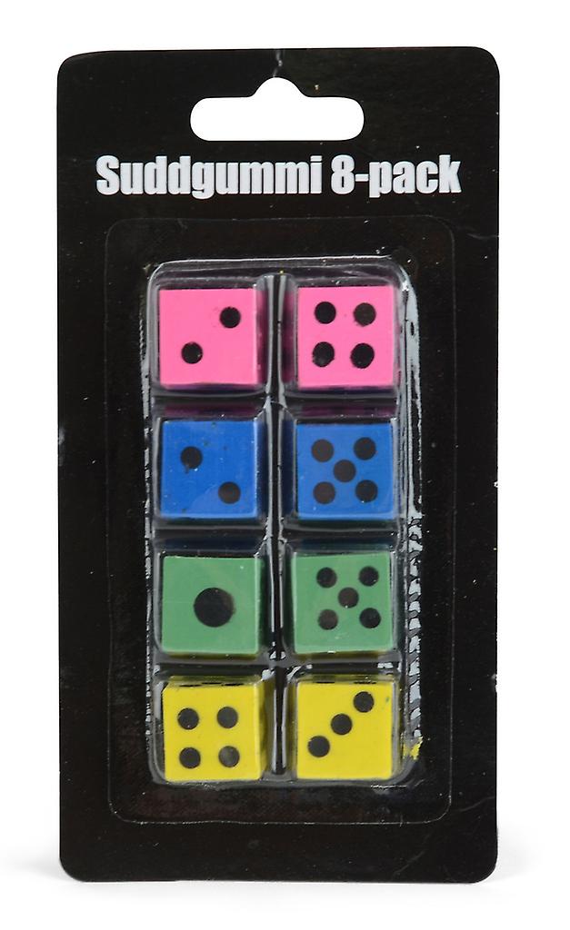 Pyyhekumi Dice 8-Pakkaus