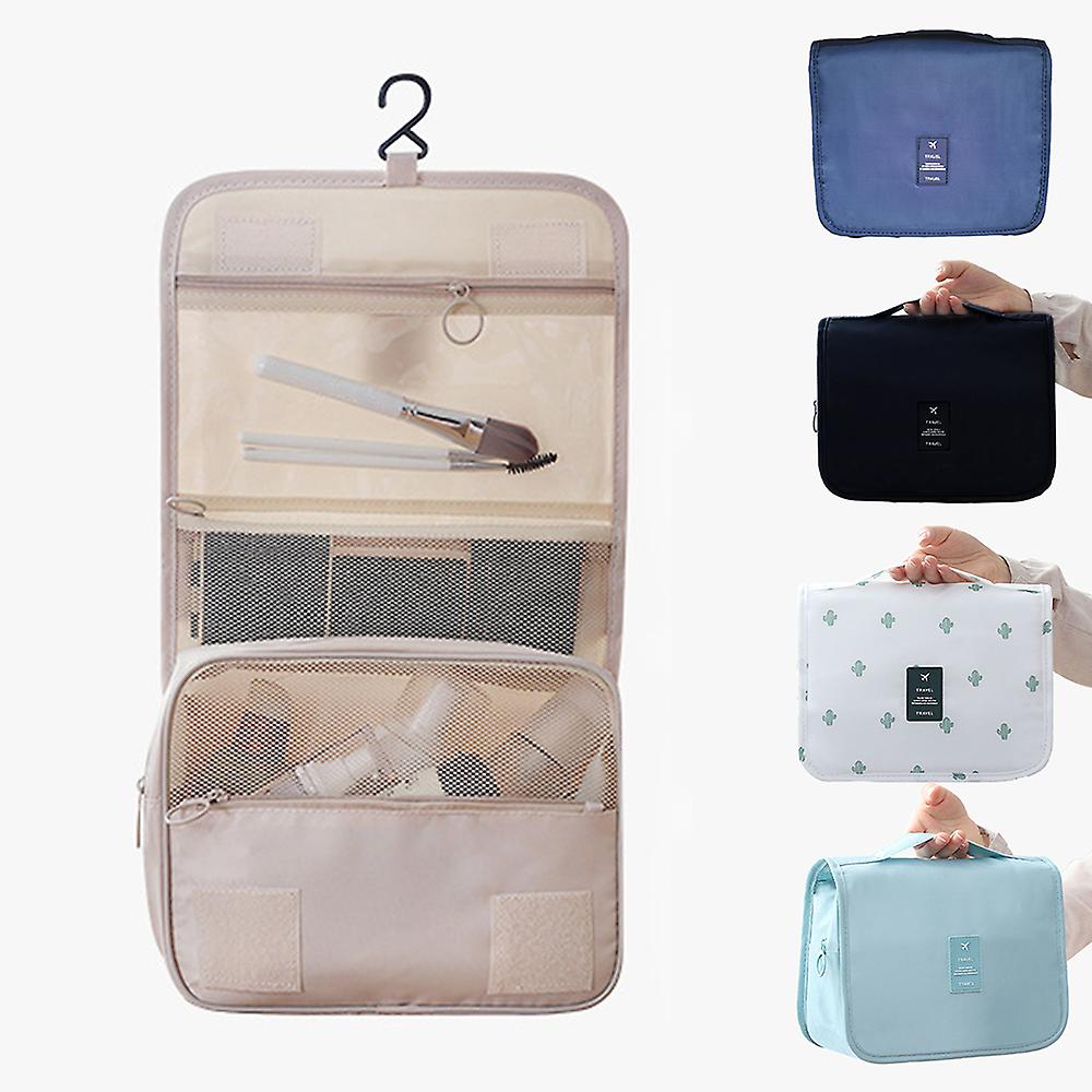 Portable Twill Cosmetic Bag Multifunctional Cosmetic Storage Bag for Business Trip Travel