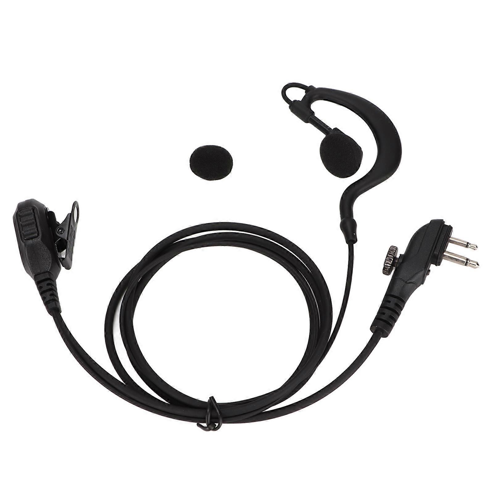 Walkie Talkie Earpiece Replacement 2 Way Radio Headset with Clip for PD500 TD500 TD510 TD520 PD560 CTC518 TC TC446S