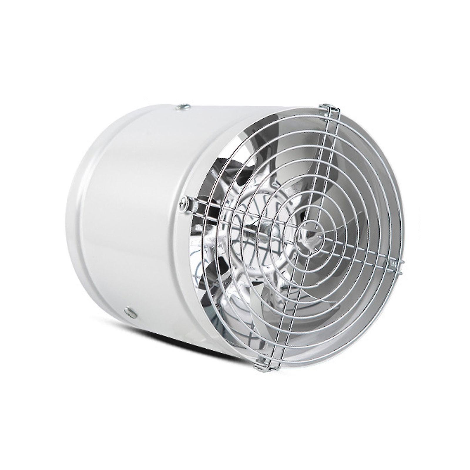 Exaustor Mute Poderoso - Ventilador de Cozinha de 6 Polegadas, Liga de Alumínio, Grade de Proteção