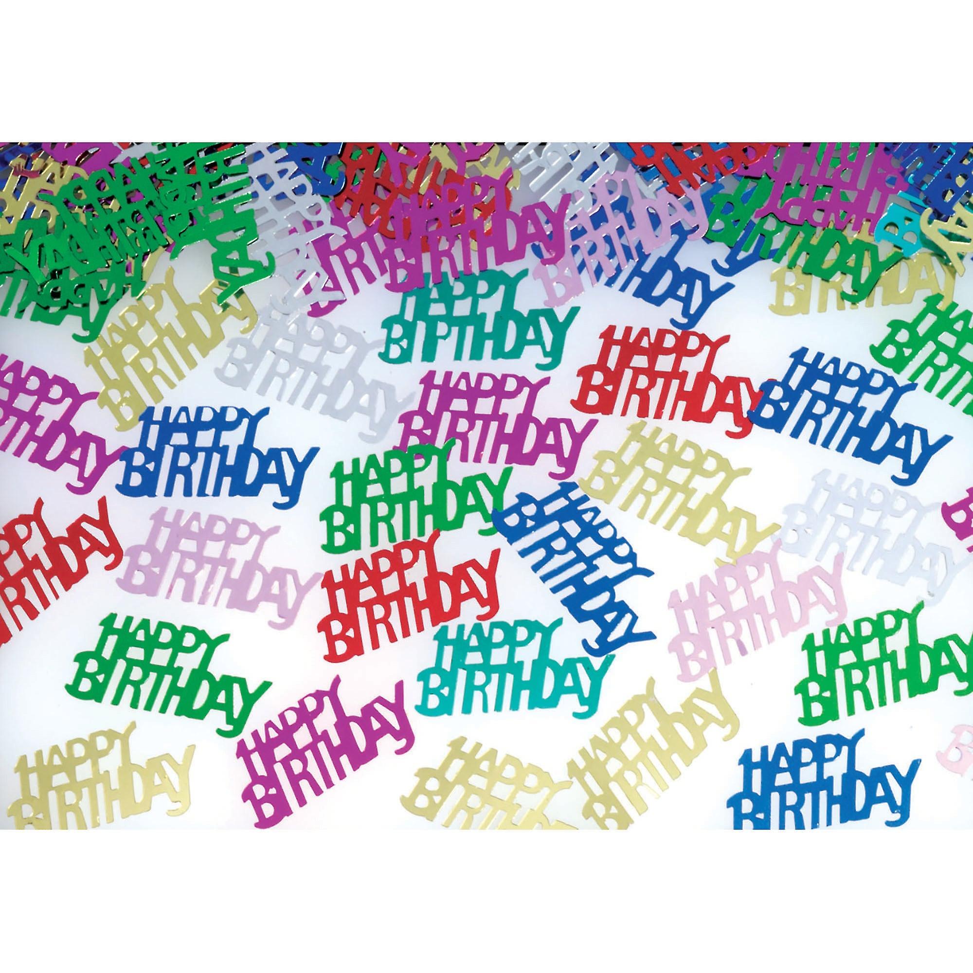 Confetti Happy Birthday Multi X1810