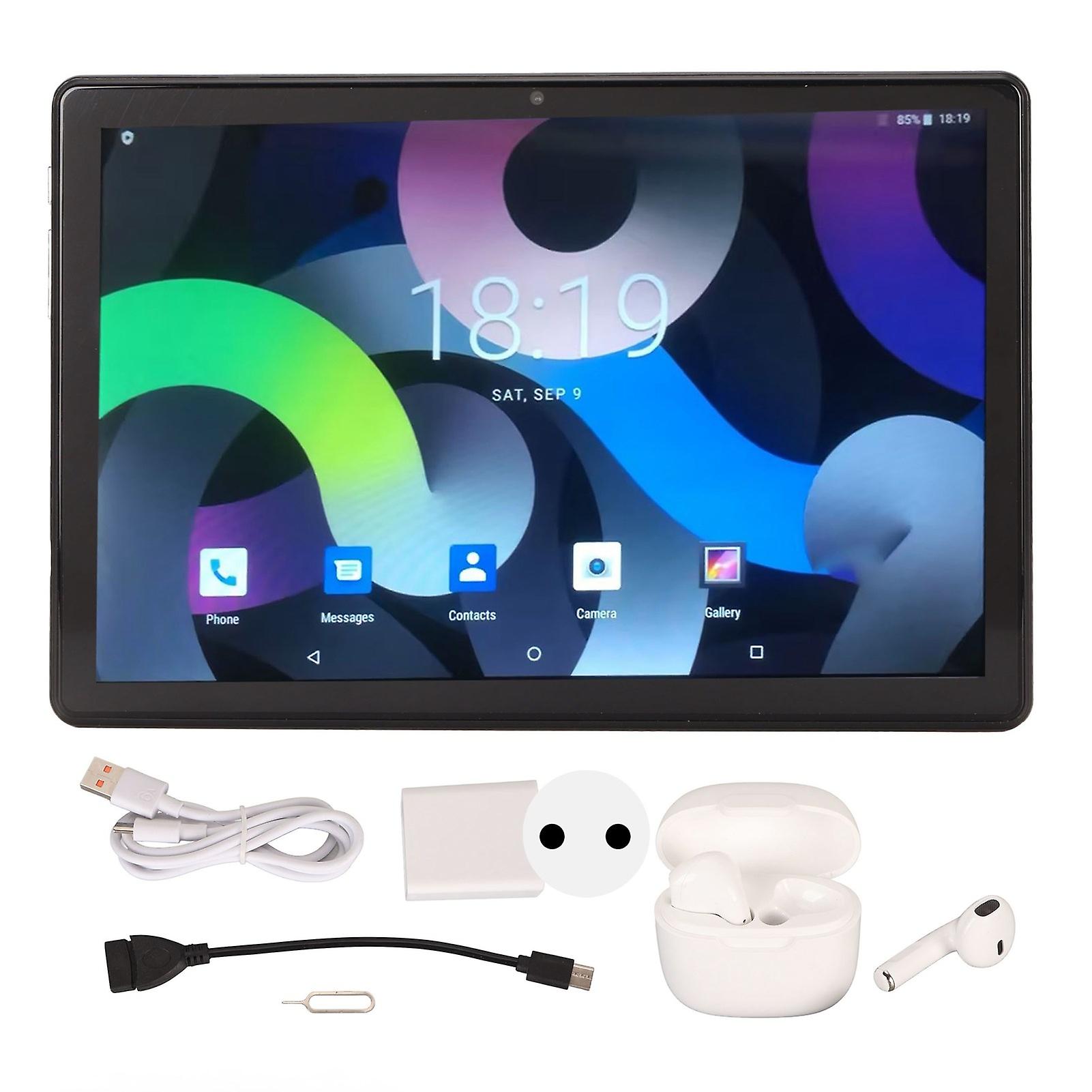 10.1 Inch Tablet 12GB RAM 256GB ROM Octa Core 4G LTE Mobile Calling Android 13 Blue