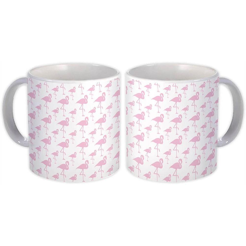 Gift Mug: Tiny Flamingos Exotic