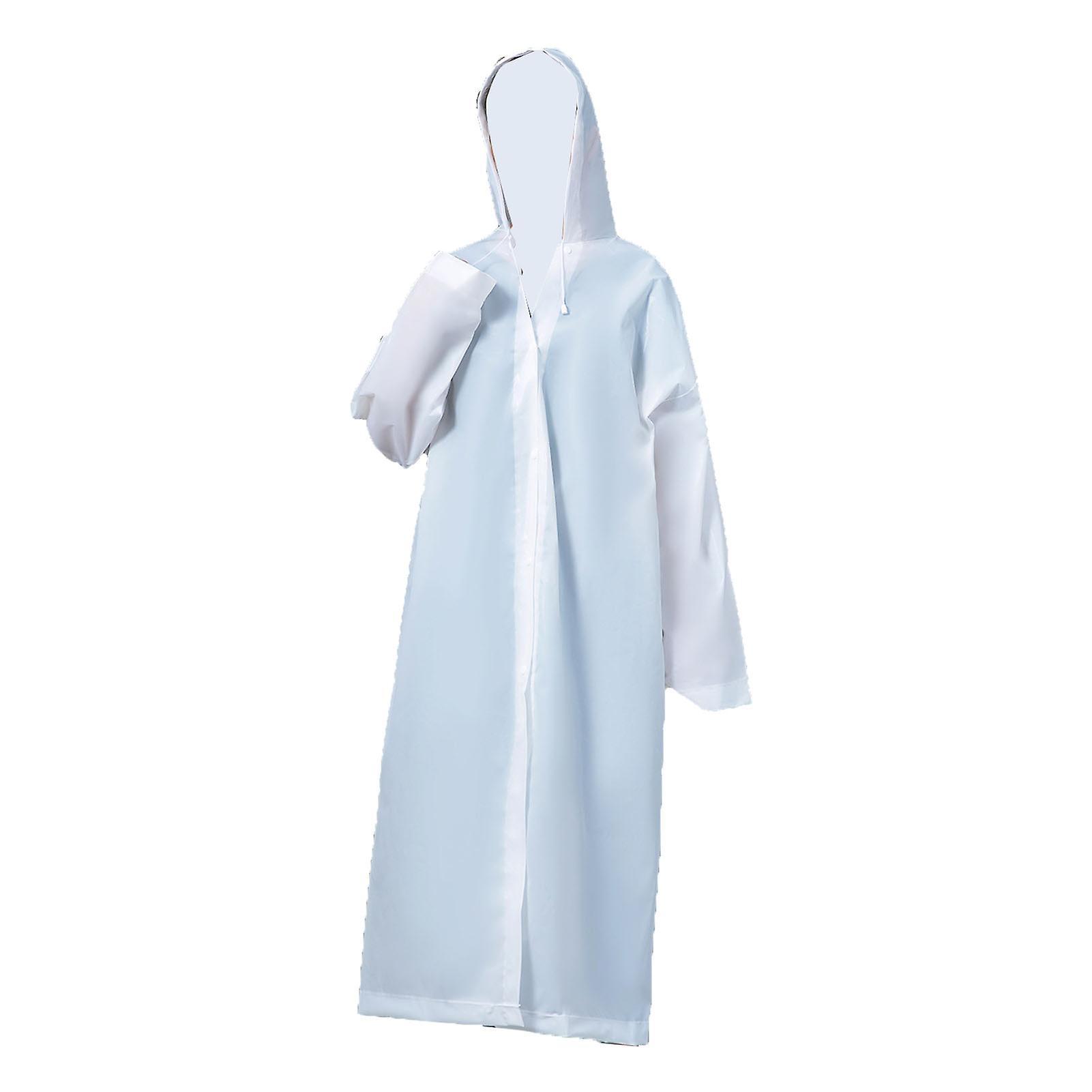 EVA Rain Coat Thickened Reusable Portable Outdoor EVA Rain Poncho for Adults for Travel Cycling Hiking