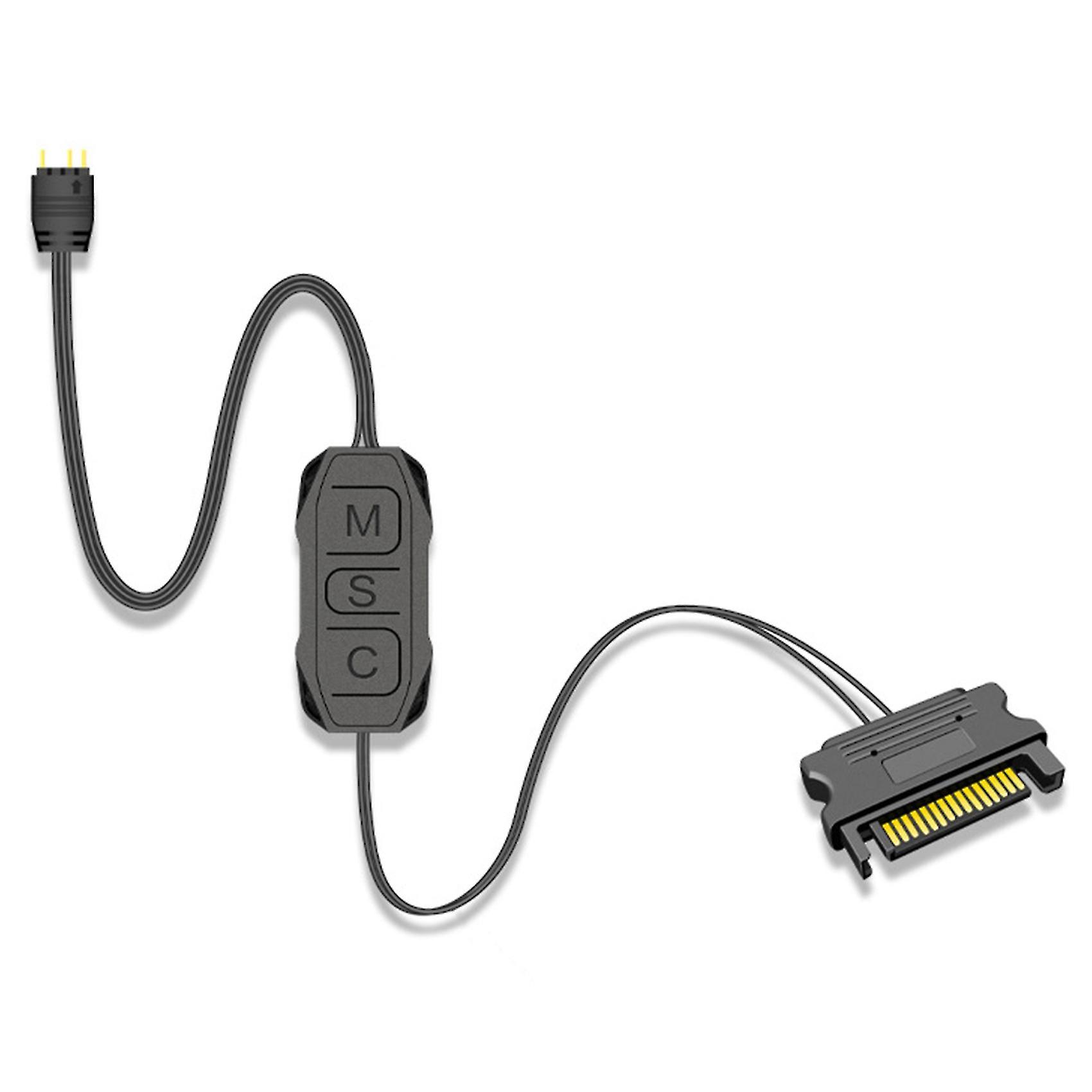 Controller Mate Manuell Adressierbare RGB-Controller Argb Led Controller Sata 15-Pin auf 3-Pin Argb Led