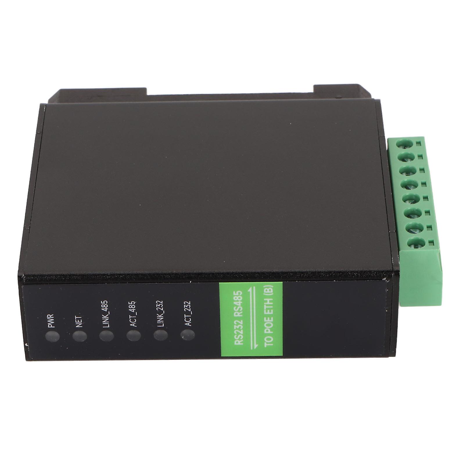 RS485-zu-RJ45-Ethernet-Seriell-Server Zweikanal-Schienenmontage 1200 bis 115200 bps RS232-zu-RJ45-Ethernet-Modul