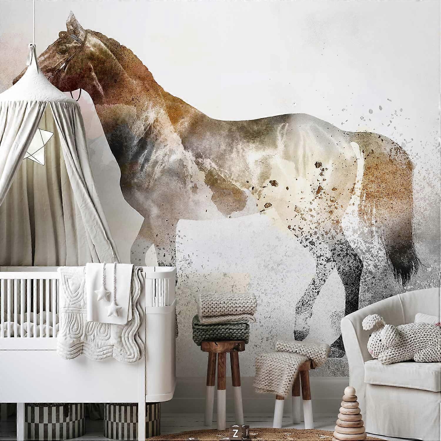 Fototapete - Feuriges Ross