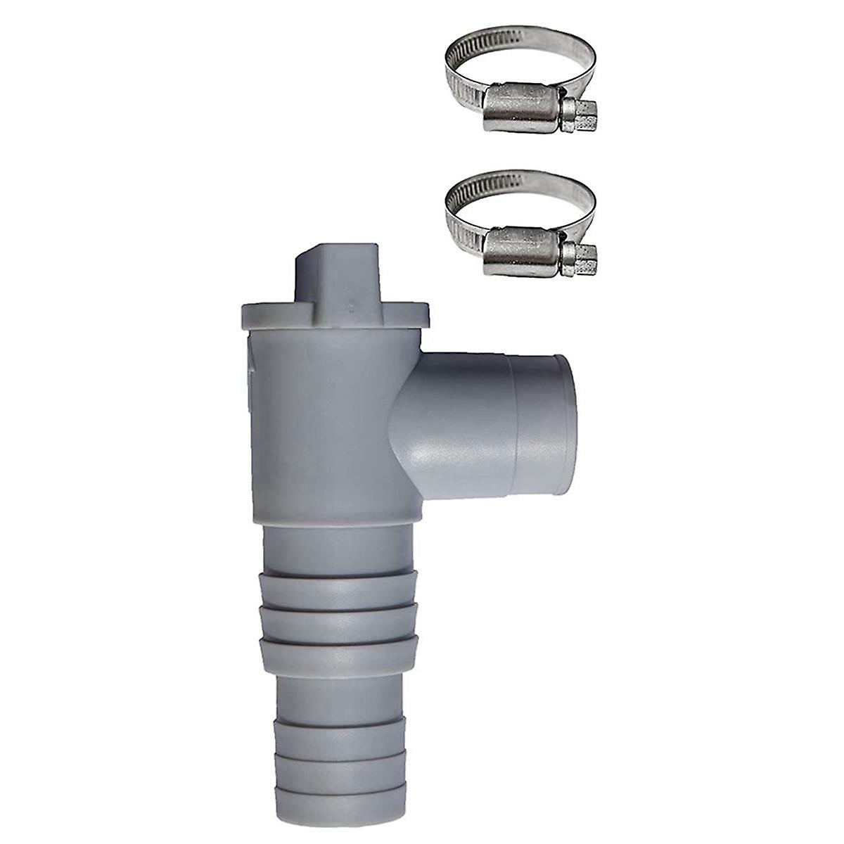 PVC Pool Hose Adapter 32mm Pool On/Off Plunger Valve Leak Proof Sealed Replacement for Outdoor Equipment Parts