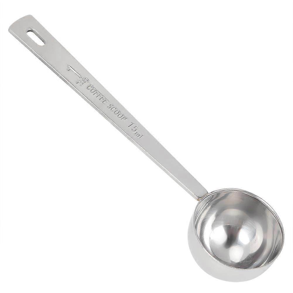 2pcs Stainless Steel Milk Long Handle Measuring Mixing Measuring Spoon Tableware