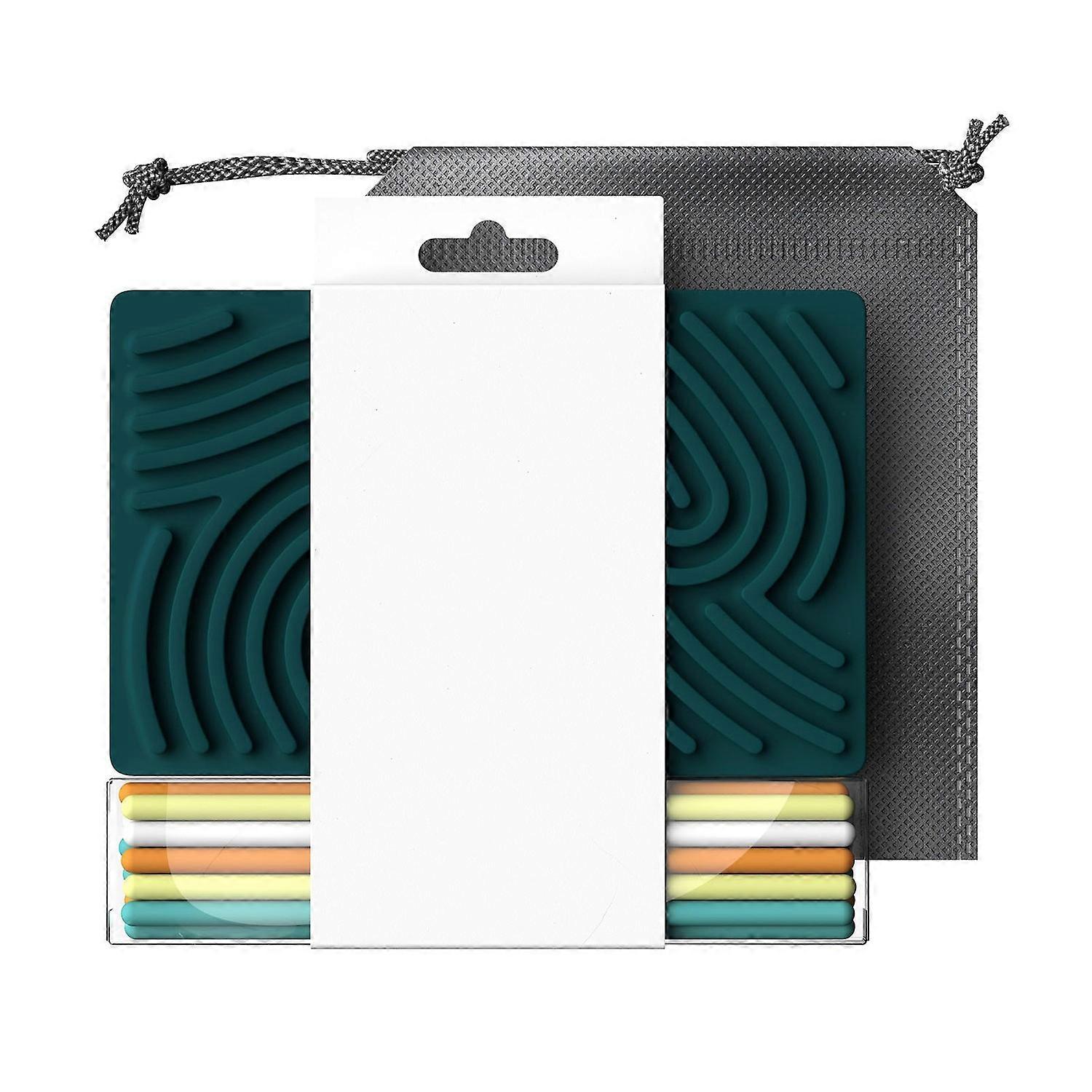 Sensory Activity Board Calming Silicone Colorful Stick Fidget Toy Stress Relief Fine Motor Skill