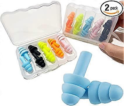 Quiet Noise Canceling Earplugs,Earplugs For Sleeping,Sleeping Earplug,Hearing Protection Earplugs,Ear Plugs,Waterproof Swimming Earplug-10 Pairs