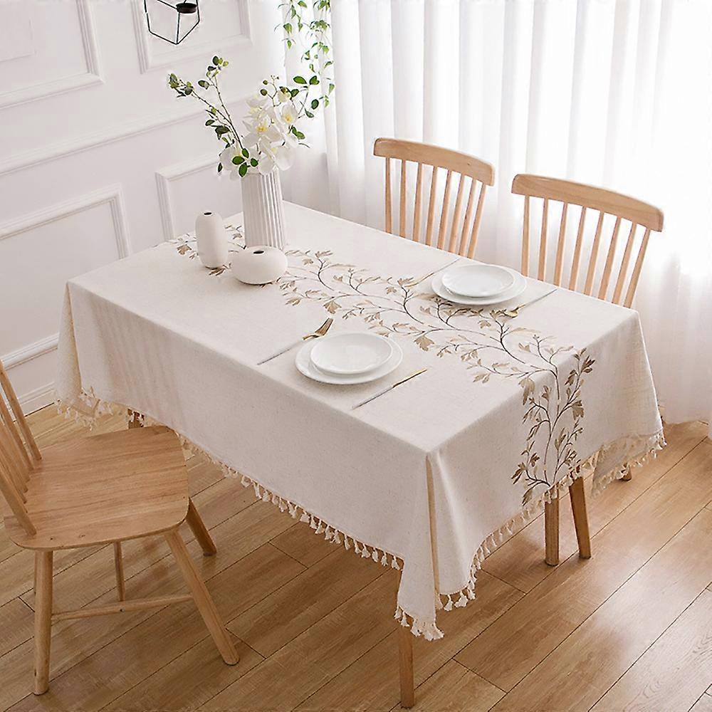 Rectangular anti-stain tablecloth 140x180cm, modern pretty