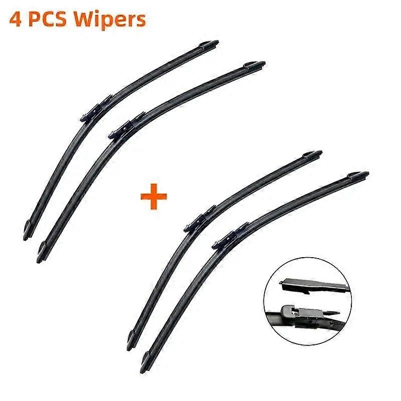 Front Wipers For Fiat Grande Punto 2005-2015 Wiper Blade Rubber 26"+15" Car Windshield Windscreen Accessories2011 2012 2013 2014
