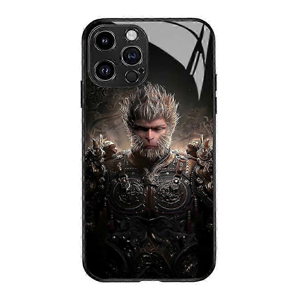 Black Myth Wukong Phone Case for Apple 16 Apple 15 Glass shell