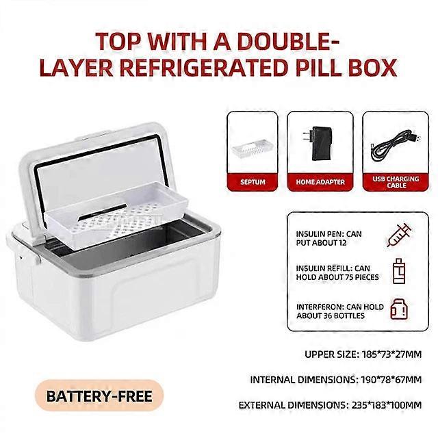 Double Layer Large Capacity Portable Intelligent Insulated Cooler Refrigerator