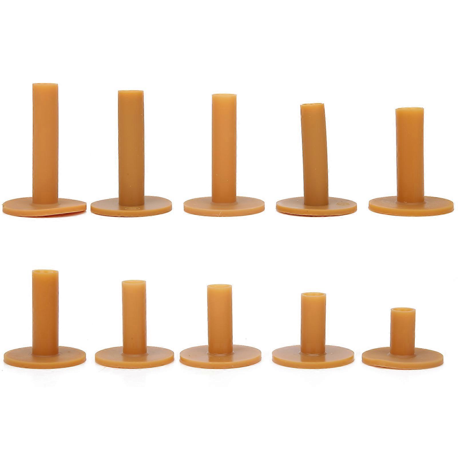 10pcs Rubber Golf Tees Durable Golf Trainer Aid Tee Holder Driving Range Golf Accessory