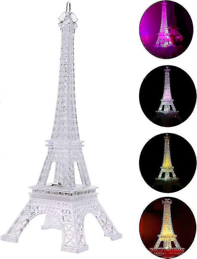 Eiffel Tower Luminous Color Changing Desk Led Lamp Romantic Bedroom Decor