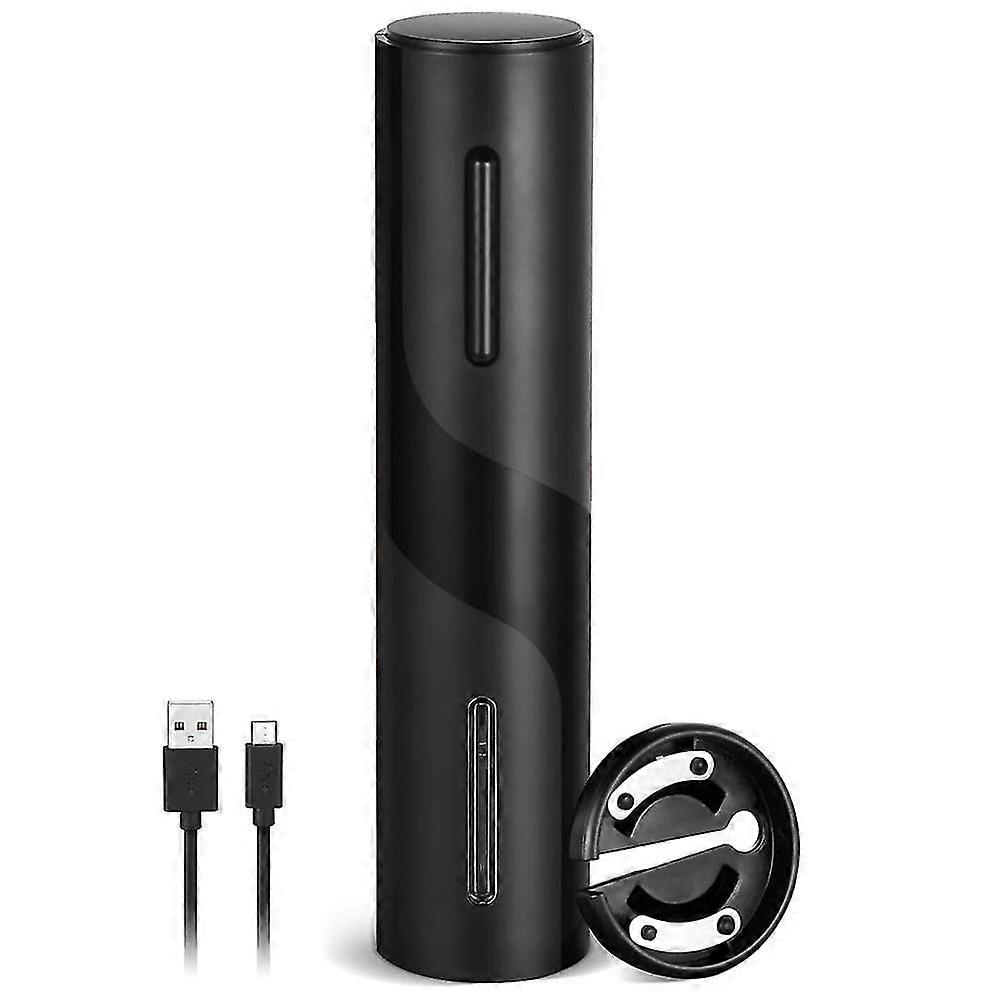 Rechargeable Electric Wine Bottle Opener One Click Corkscrew Automatic Remove Cordless With Foil Cu