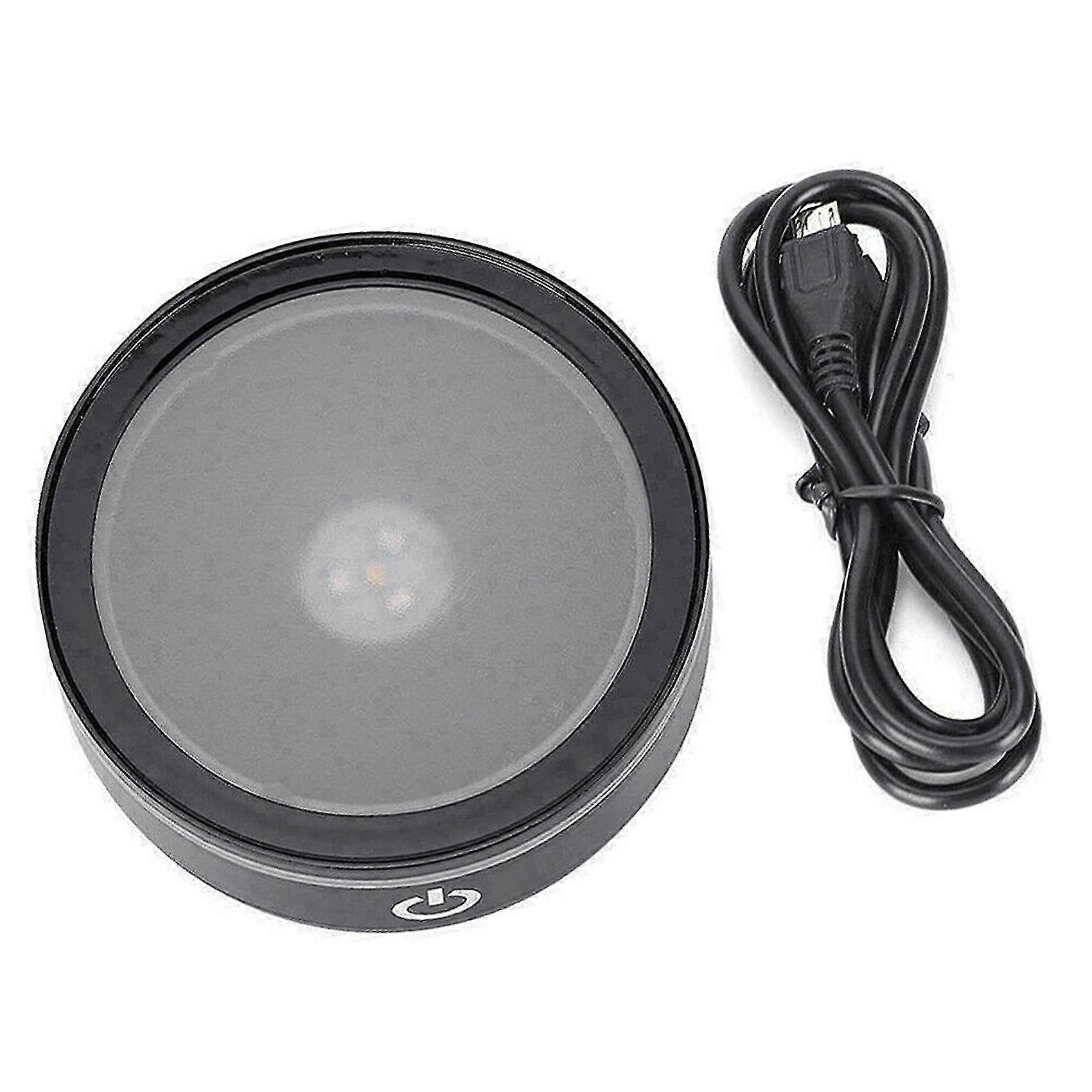 Led Light Base With Sensitive Touch Switch Round Colorful Stand Display For 3d Laser-engraved Cryst