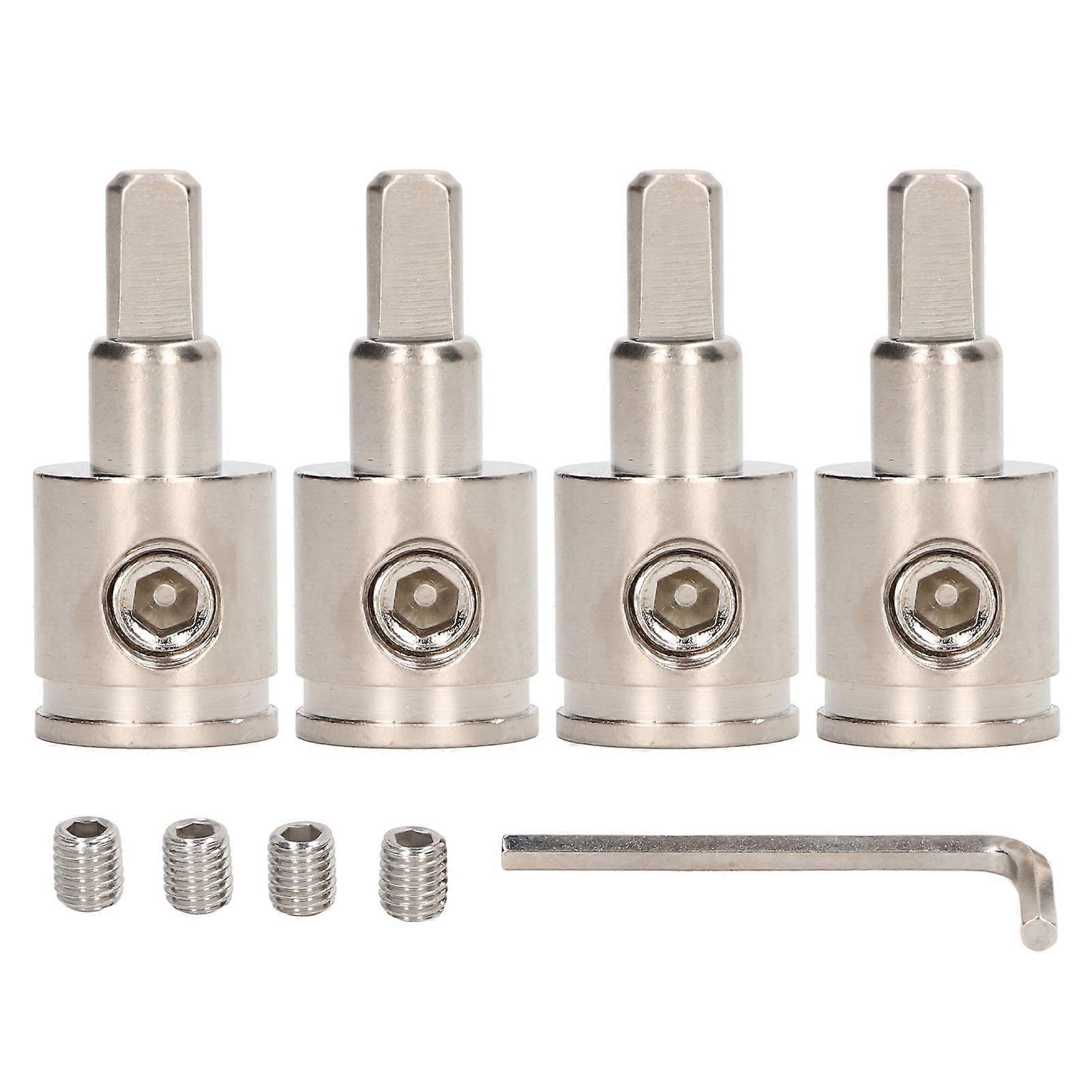 Amp Input Reducer 0GA to 4GA Brass Wear Resistant Power Ground Input Reducer Adapter for Car