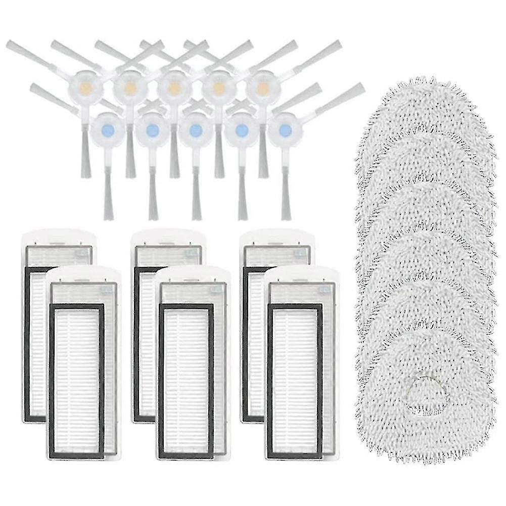 Side Brush Hepa Filter Mop Cloth Replacement Accessories Parts