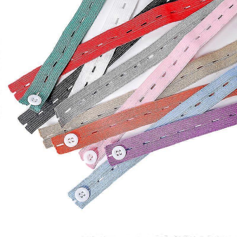 10pcs Stacked Clothes Artifact Wardrobe Clothes Storage Artifact Pull Roll Dormitory Clothes Pants Storage Finishing Elastic Bandage