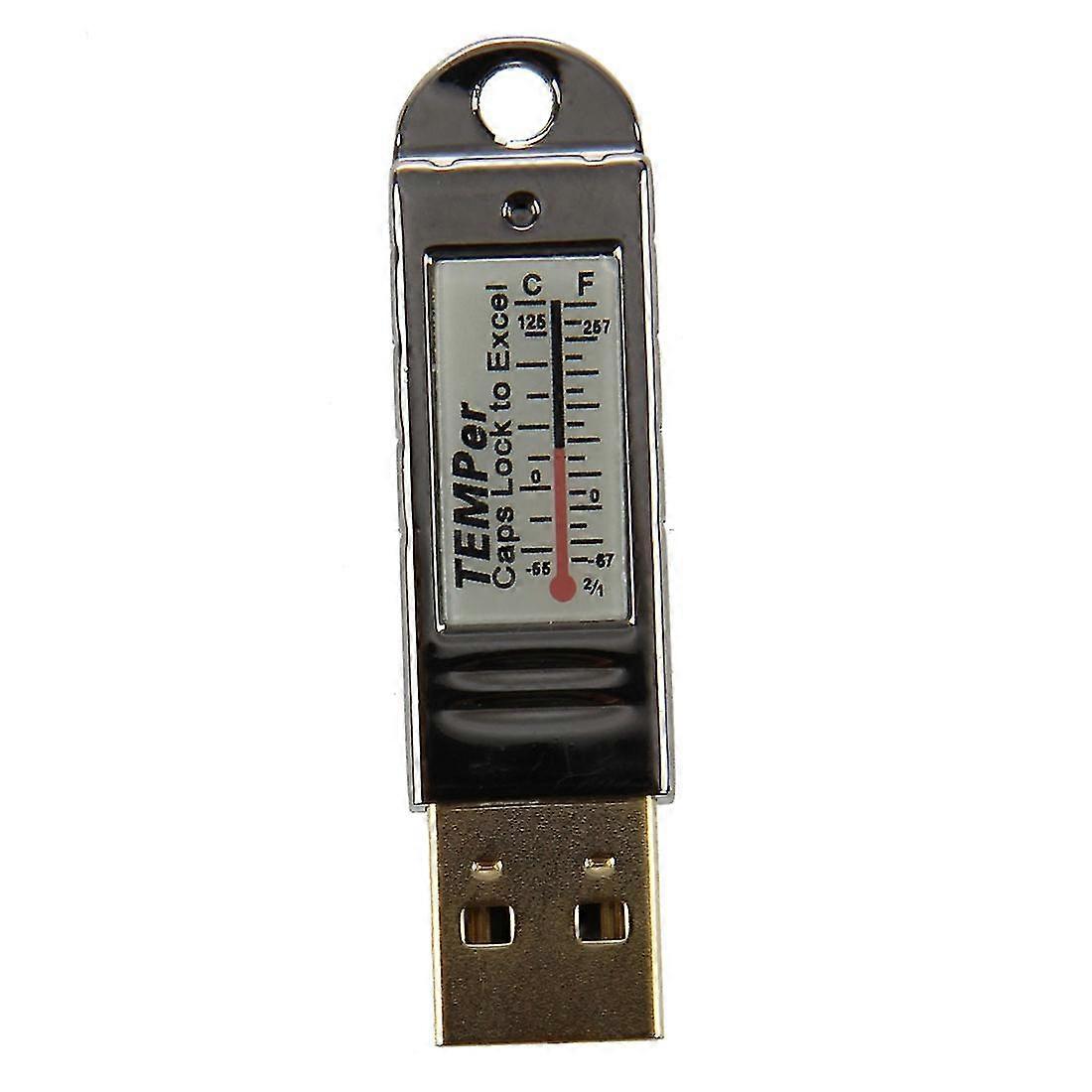 Gold Temper Pc Laptop Usb Sensor Thermometer Temperature Data Recorder