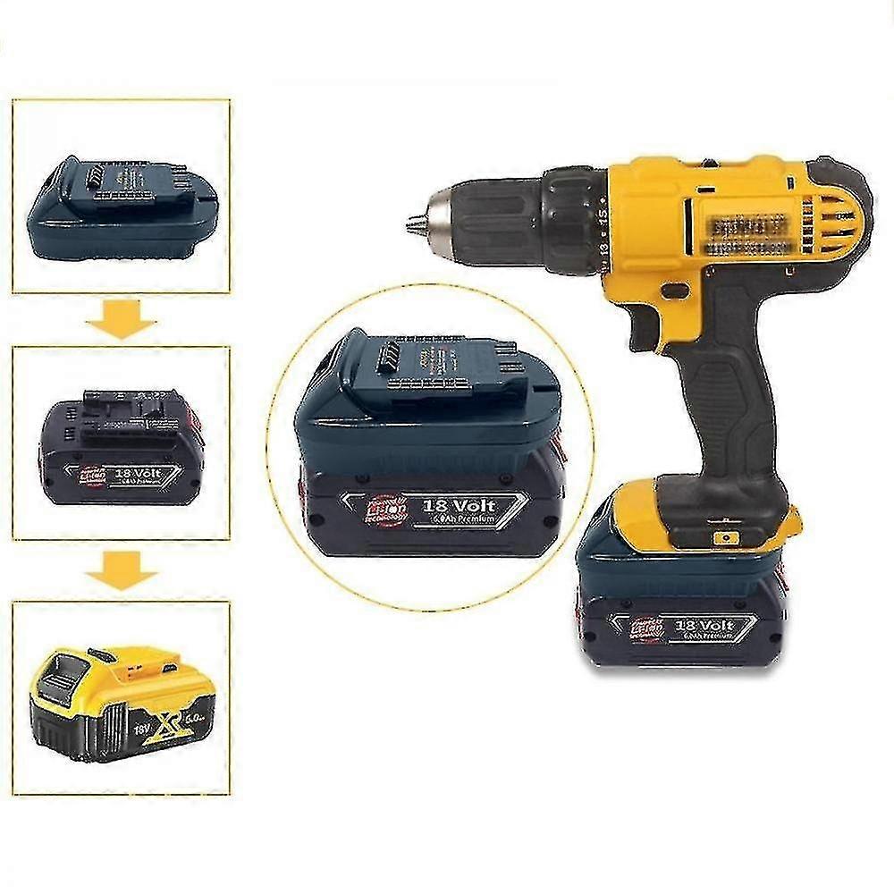For Bosch 18V lithium battery converter adapter to DeWalt DCB 18V/20V lithium-ion batteries power tools -JA - MXBC