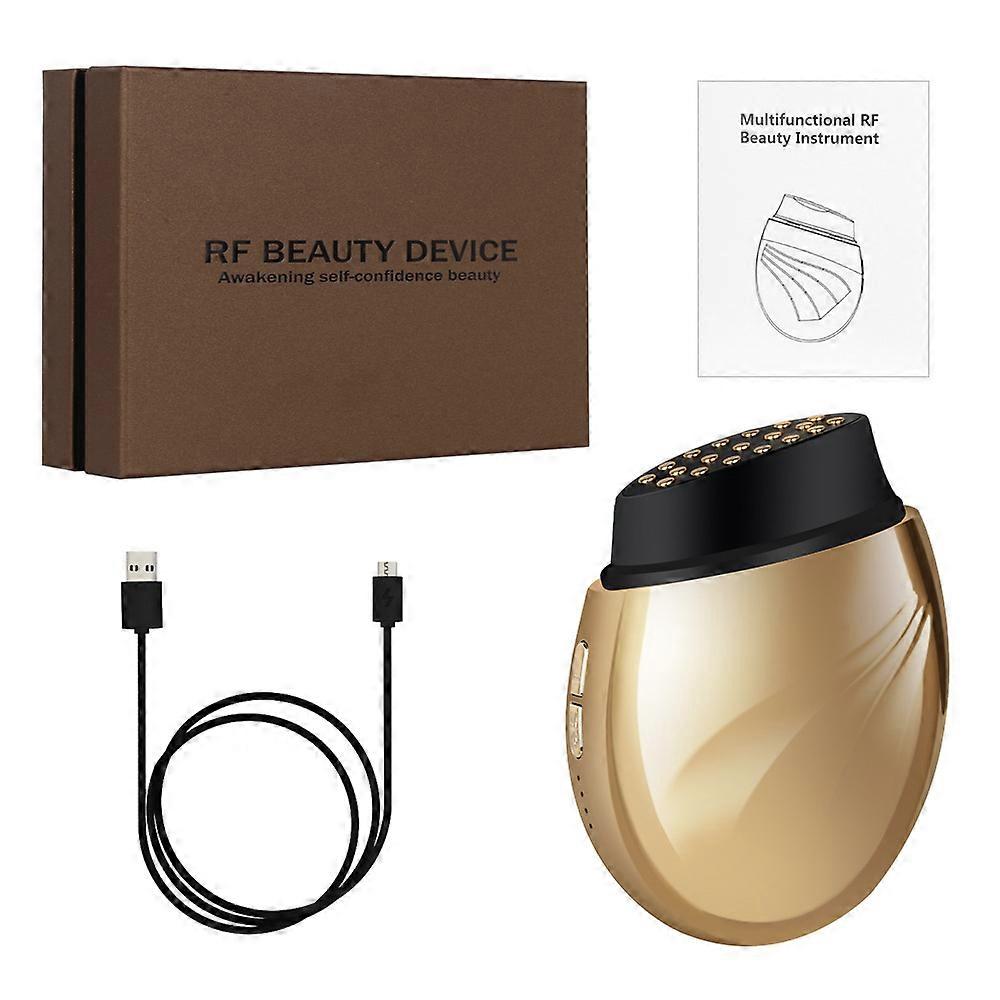 19 Dot Matrix Collagen Cannon RF EMS Microcurrent Pulse LED Photon Small Seal Beauty Instrument