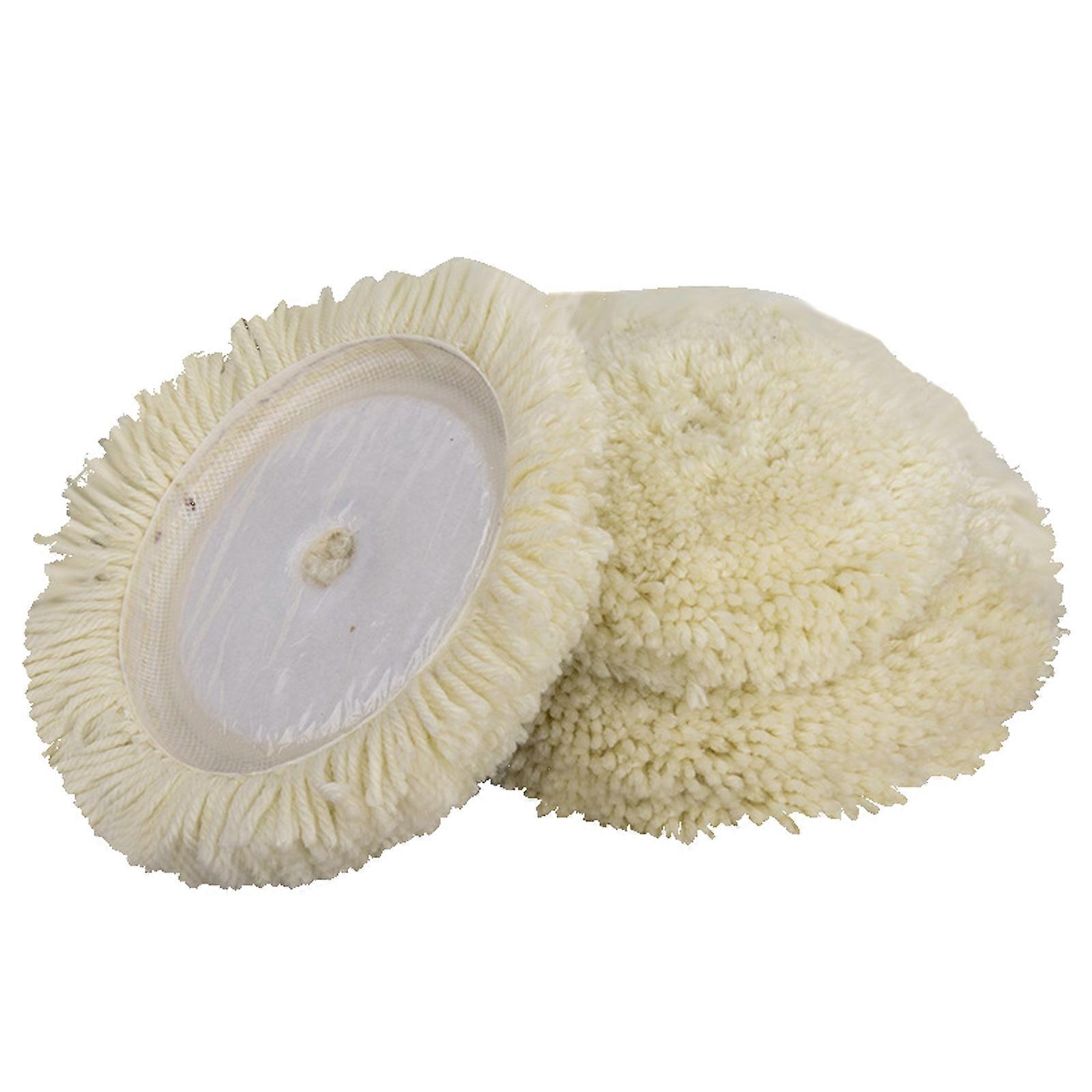 3"5"6"7" Wool Polishing Pads Buffing Pad Hook & Loop For Cutting & Polishing