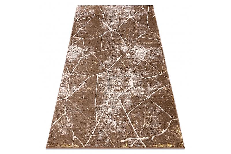 Modern MEFE carpet 2783 Marble - structural two levels of fleece dark beige