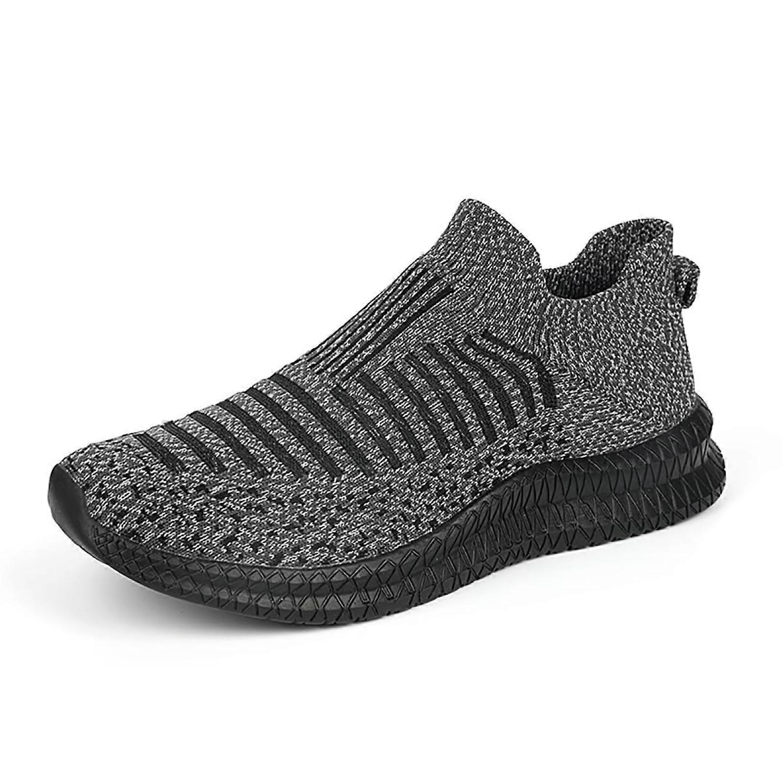 Laufschuhe für Herren und Damen modisch Slip-On atmungsaktive Mesh-Wanderschuhe lässig Sport leicht 2024 Neu