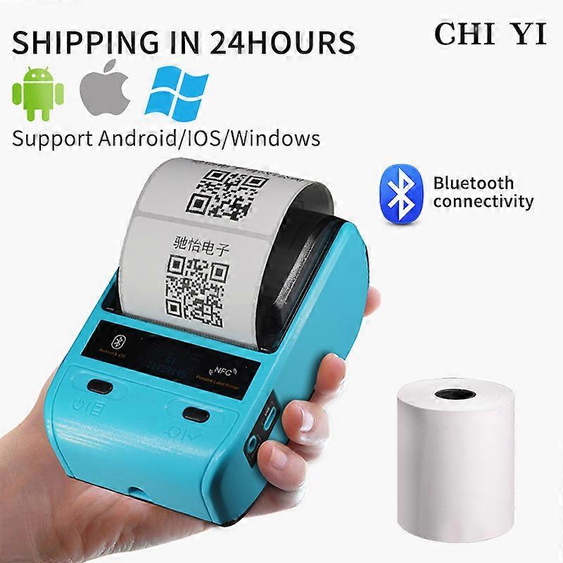 Mini 58mm Bluetooth Printer Portable Thermal Receipt Printer 58mm Mobile Phone Android iOS Windows Pocket Bill