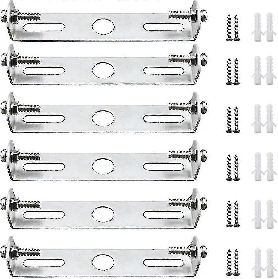 6 Pieces Ceiling Light Fixture Bracket Ceiling Light Plate Holder Ceiling Lamp Plates 95mm With Screws Ceiling Accessories Lighting