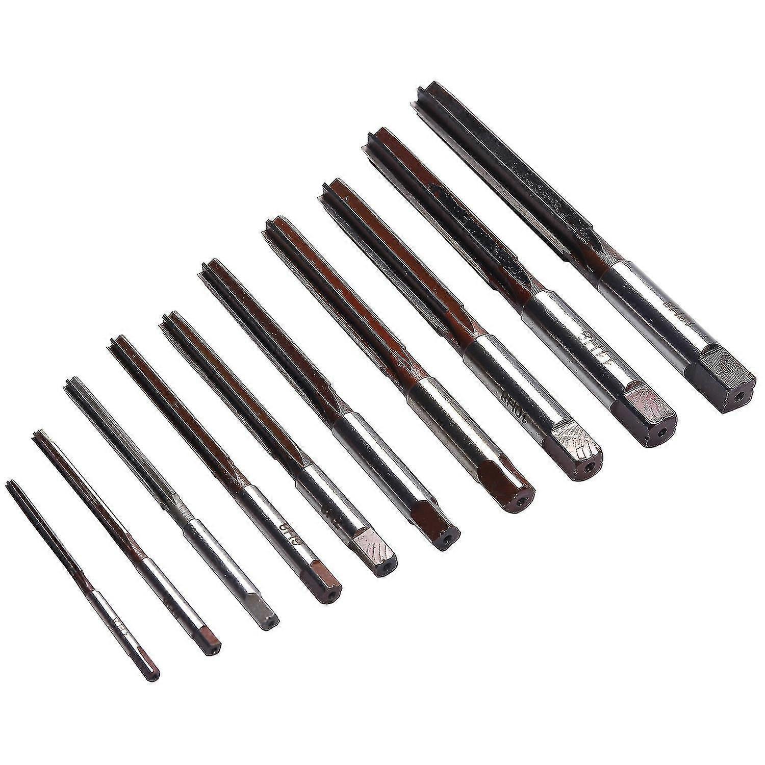 10 Pcs Hand Reamer 3/4/5/6/7/8/9/10/11/12mm Precision H8